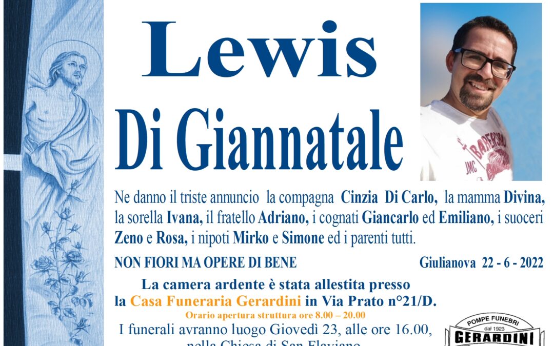 LEWIS DI GIANNATALE