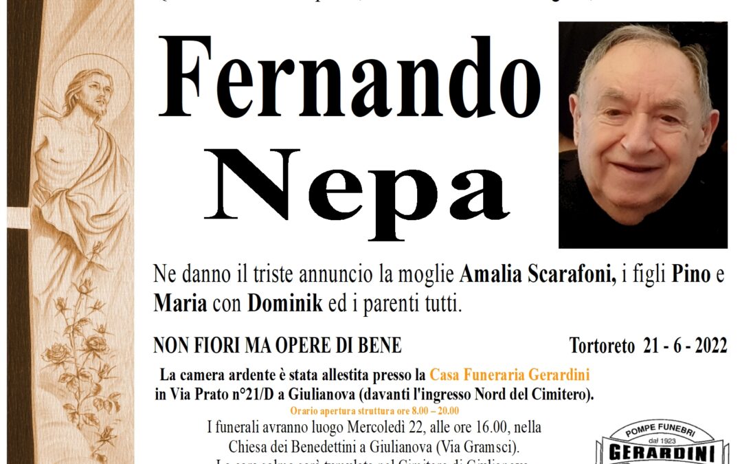 PASQUALE DI BERARDINO  Pompe Funebri Gerardini