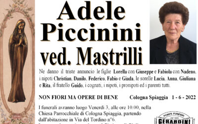 ADELE PICCININI ved. MASTRILLI