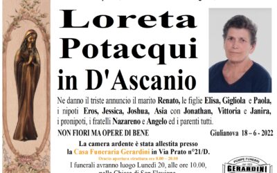 LORETA POTACQUI IN D’ASCANIO