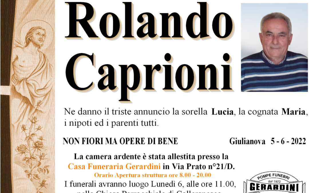ROLANDO CAPRIONI