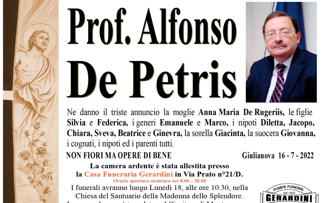 ALFONSO DE PETRIS