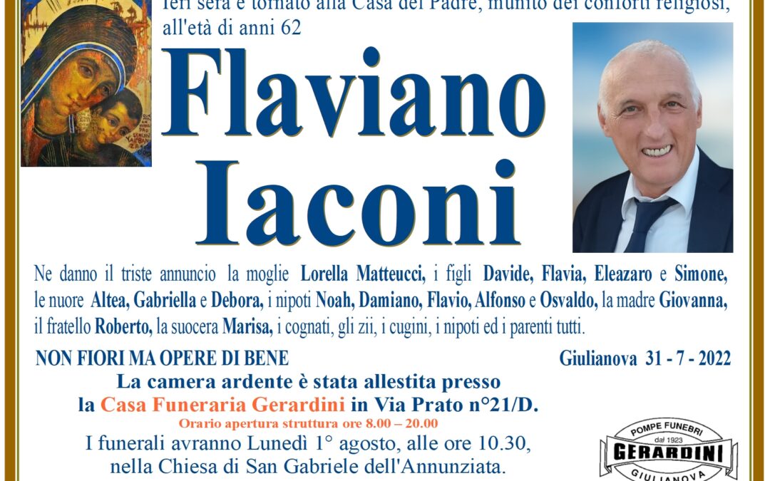 FLAVIANO IACONI