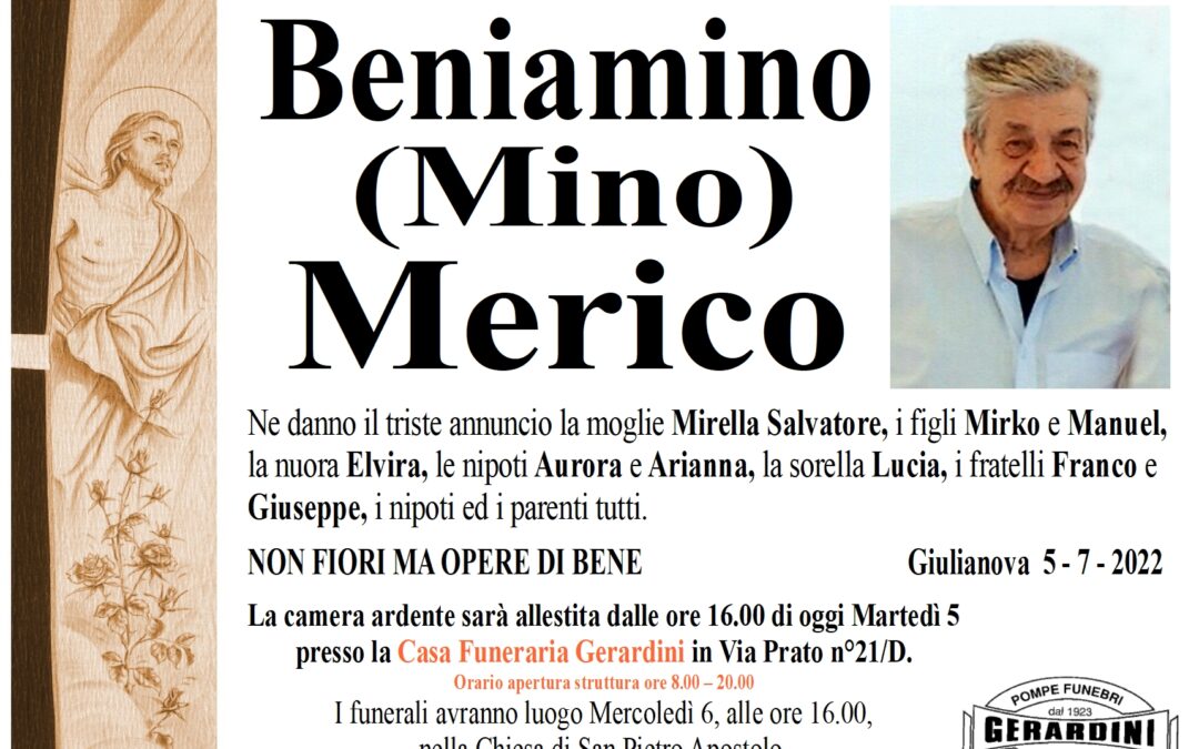 BENIAMINO (MINO) MERICO