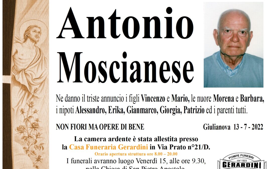 ANTONIO MOSCIANESE