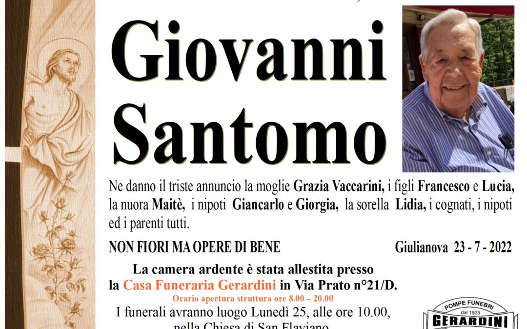 GIOVANNI SANTOMO