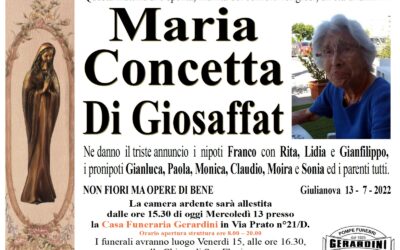 MARIA CONCETTA DI GIOSAFFAT