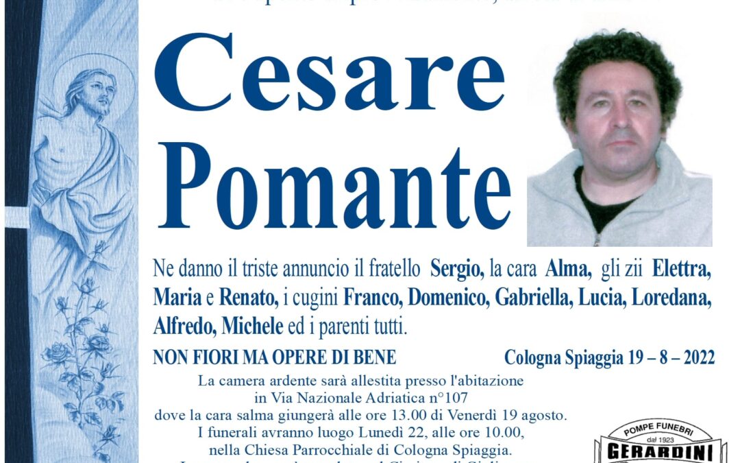 CESARE POMANTE