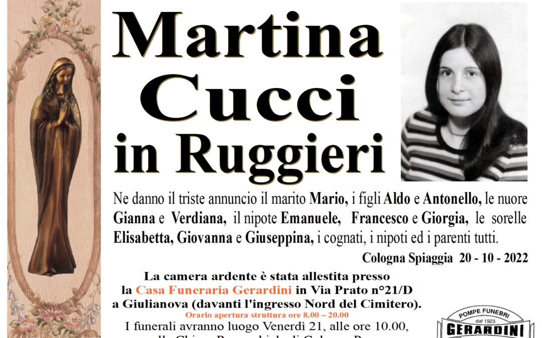 MARTINA CUCCI IN RUGGIERI