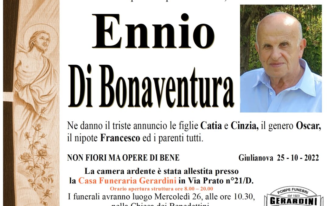 ENNIO DI BONAVENTURA