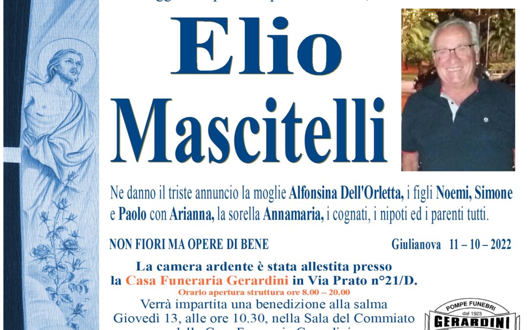ELIO MASCITELLI