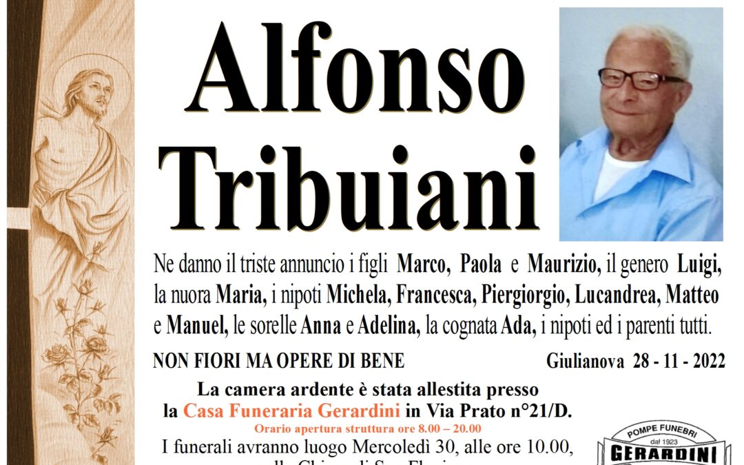 ALFONSO TRIBUIANI