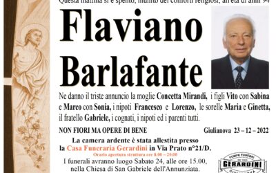 FLAVIANO BARLAFANTE