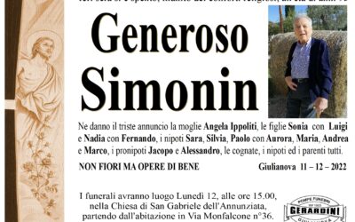 GENEROSO SIMONIN