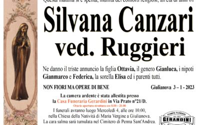 SILVANA CANZARI VED. RUGGIERI