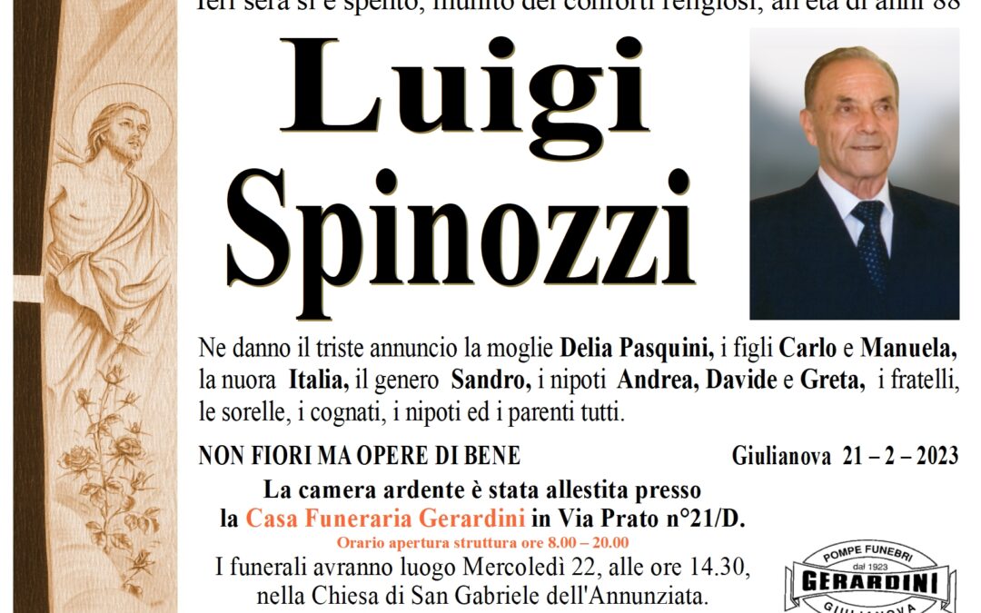 LUIGI SPINOZZI