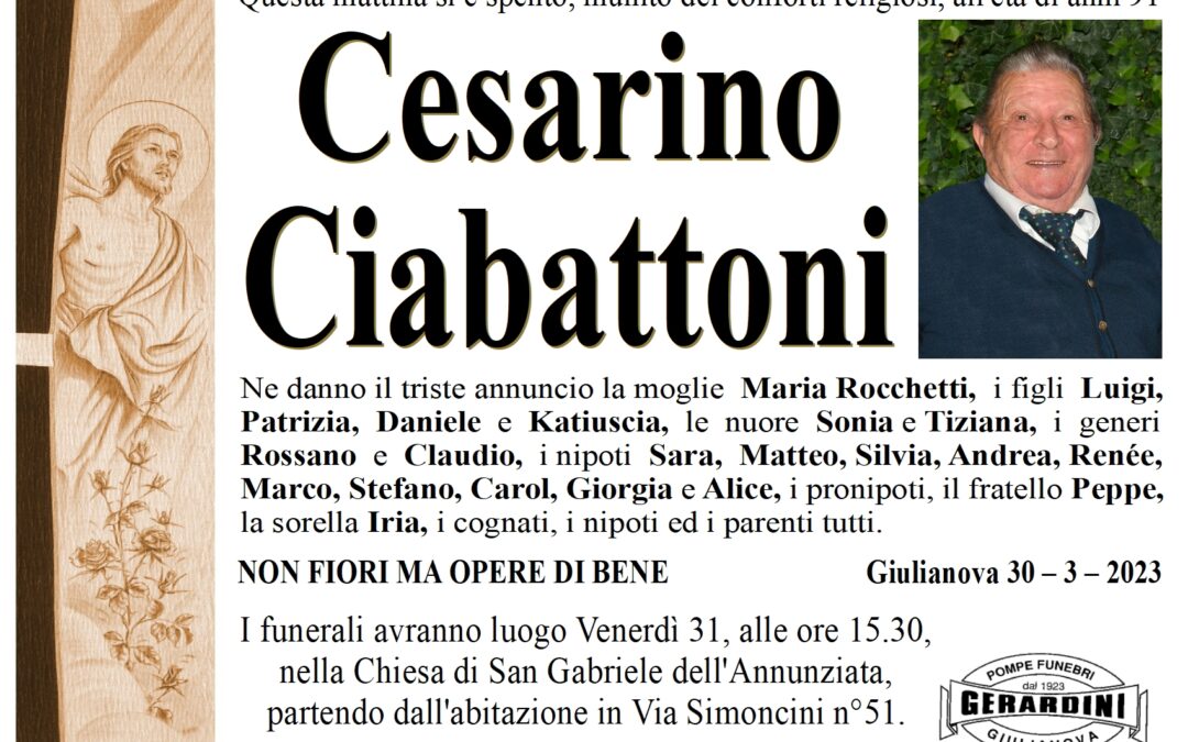 CESARINO CIABATTONI