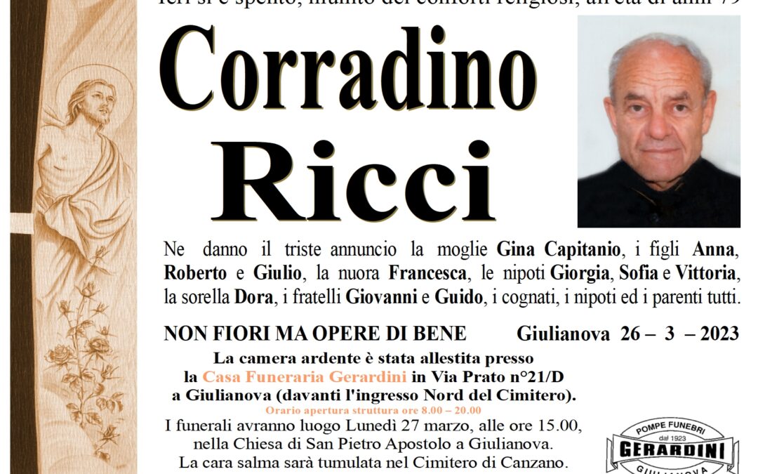 CORRADINO RICCI