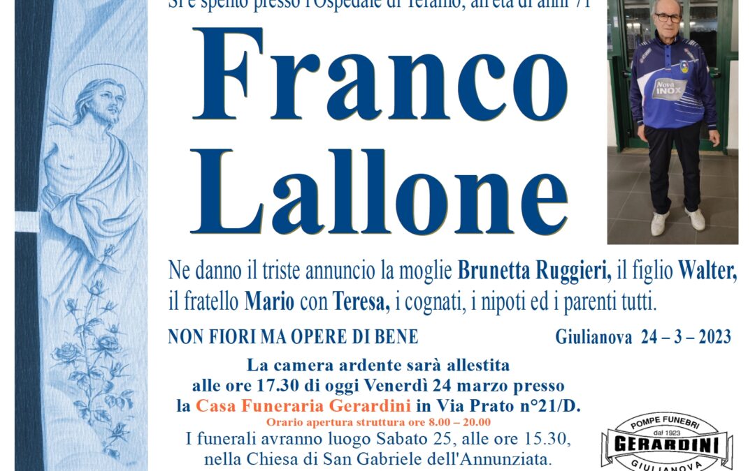 FRANCO LALLONE