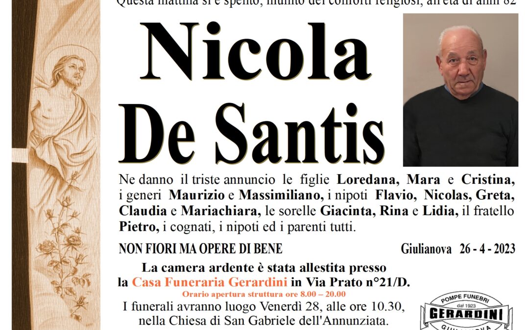 NICOLA DE SANTIS