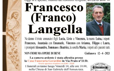FRANCESCO (FRANCO) LANGELLA