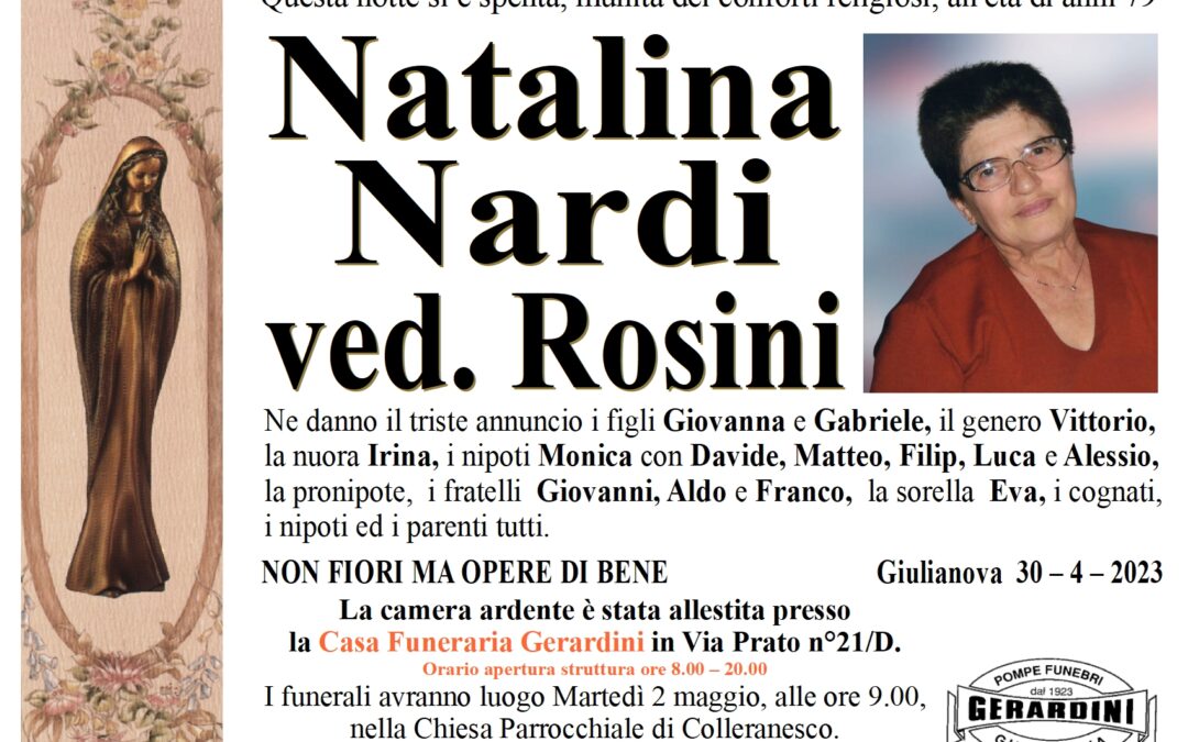 NATALINA NARDI ved. ROSINI