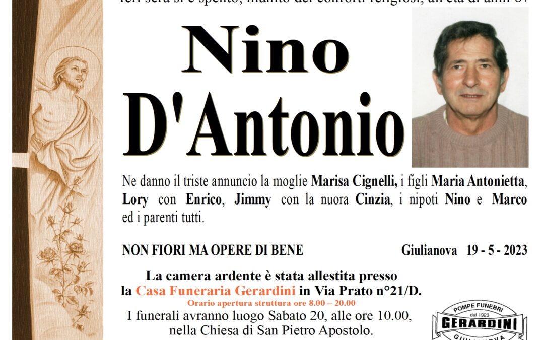 NINO D’ANTONIO