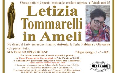 LETIZIA TOMMARELLI IN AMELI