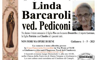 LINDA BARCAROLI VED. PEDICONI
