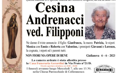 CESINA ANDRENACCI VED. FILIPPONI