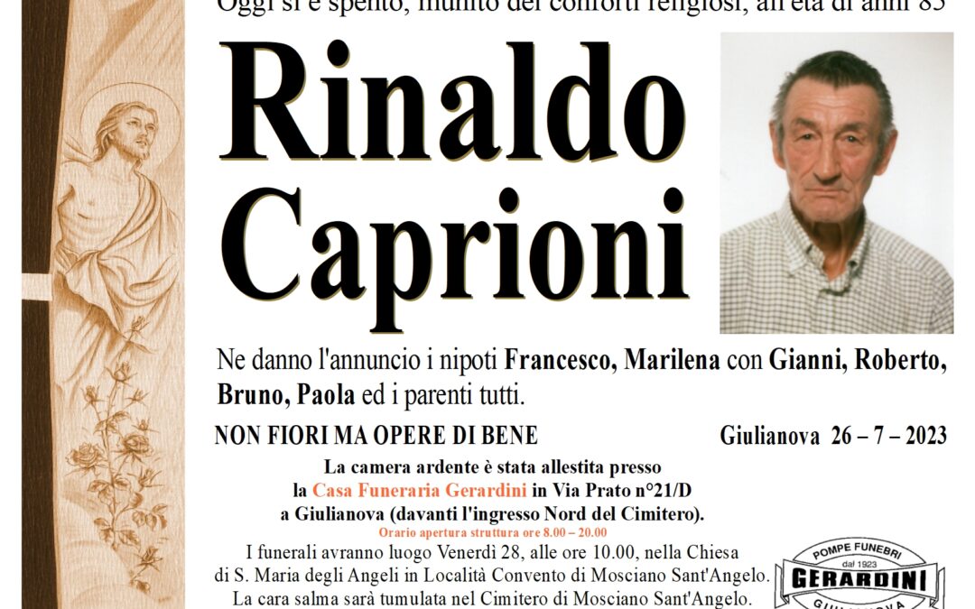 RINALDO CAPRIONI