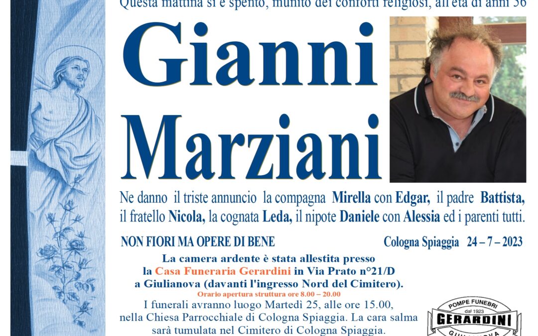 GIANNI MARZIANI