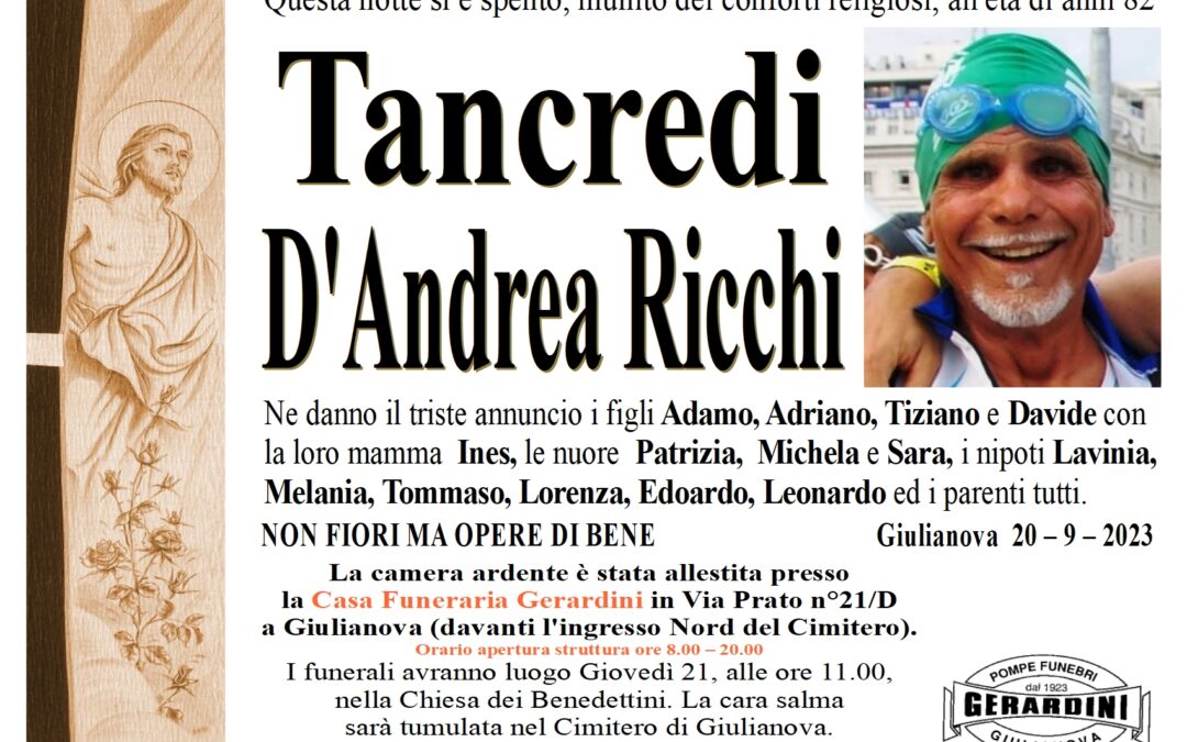 TANCREDI D’ANDREA RICCHI