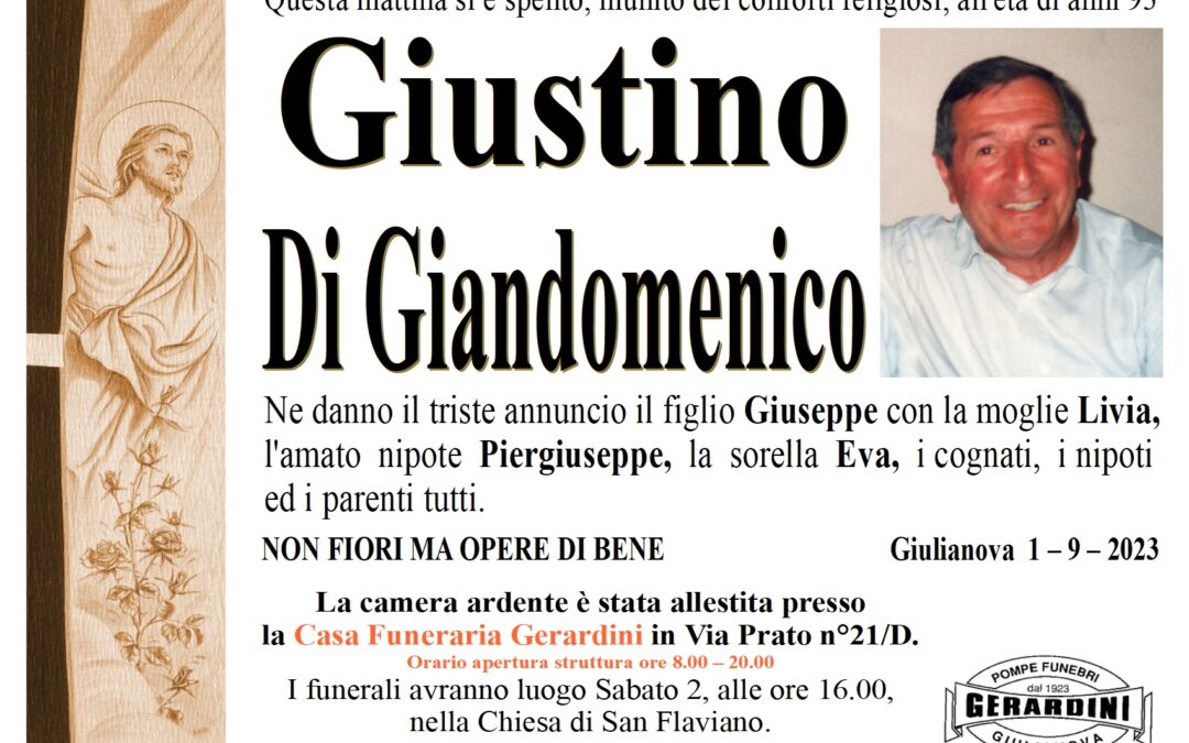 GIUSTINO DI GIANDOMENICO