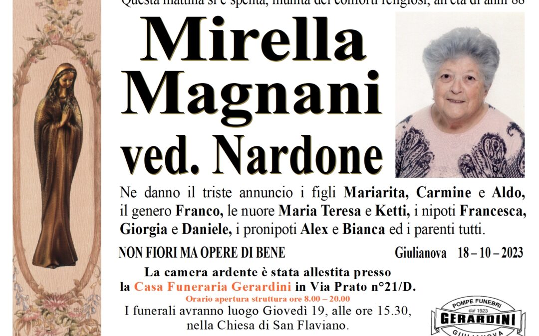 MIRELLA MAGNANI VED. NARDONE