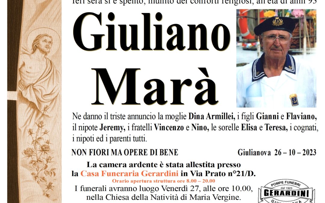 GIULIANO MARA’