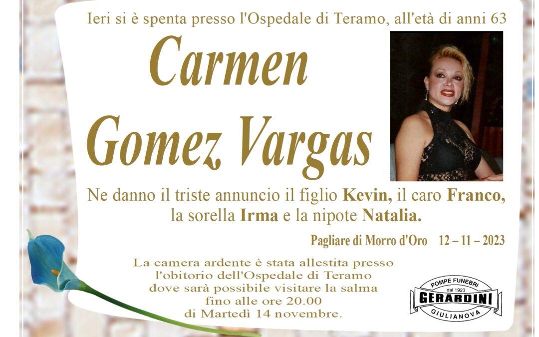 CARMEN GOMEZ VARGAS