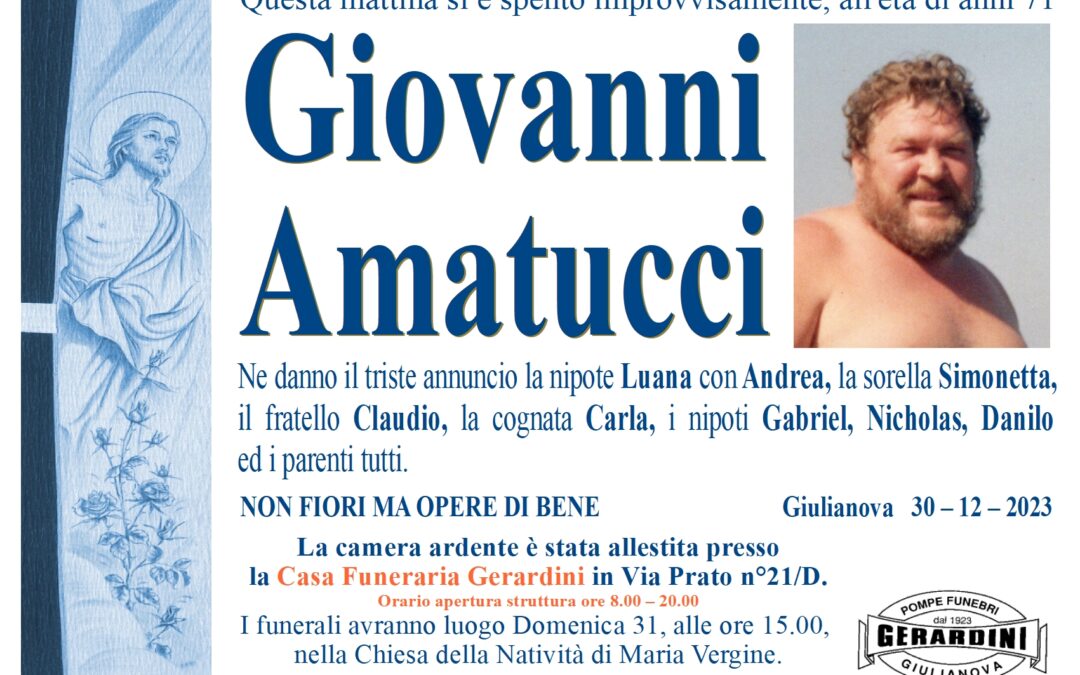 GIOVANNI AMATUCCI