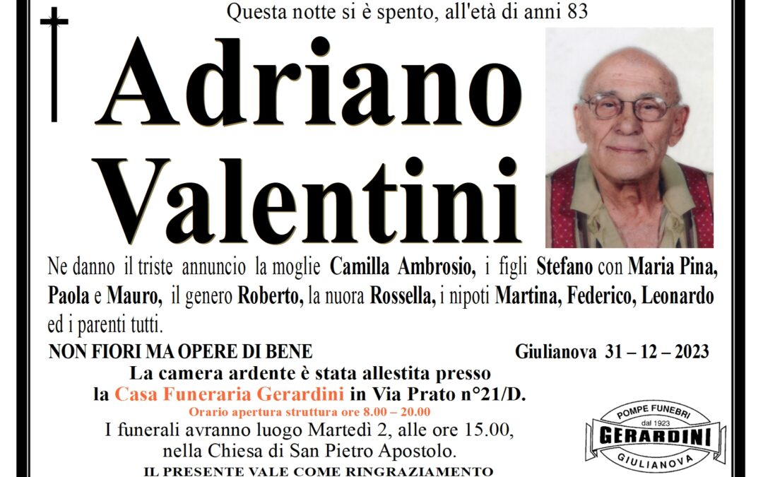 ADRIANO VALENTINI