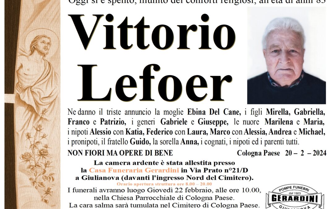 VITTORIO LEFOER