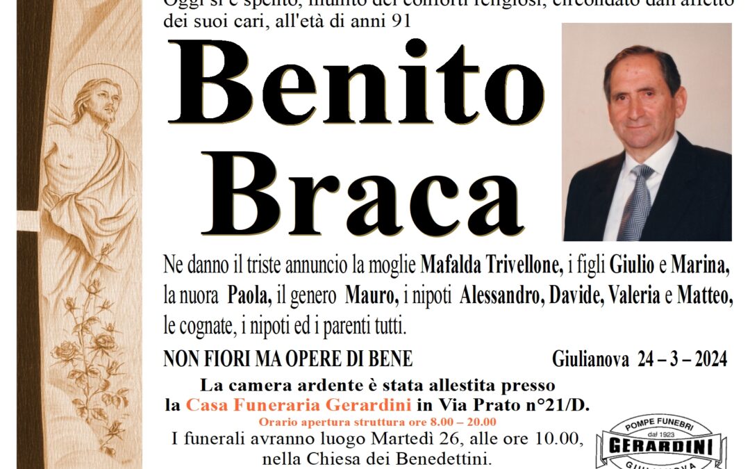 BENITO BRACA