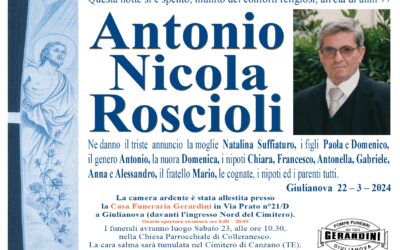 ANTONIO NICOLA ROSCIOLI