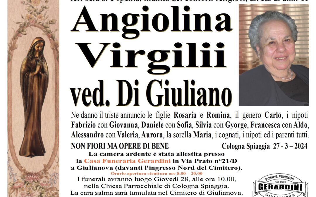 ANGIOLINA VIRGILII VED. DI GIULIANO