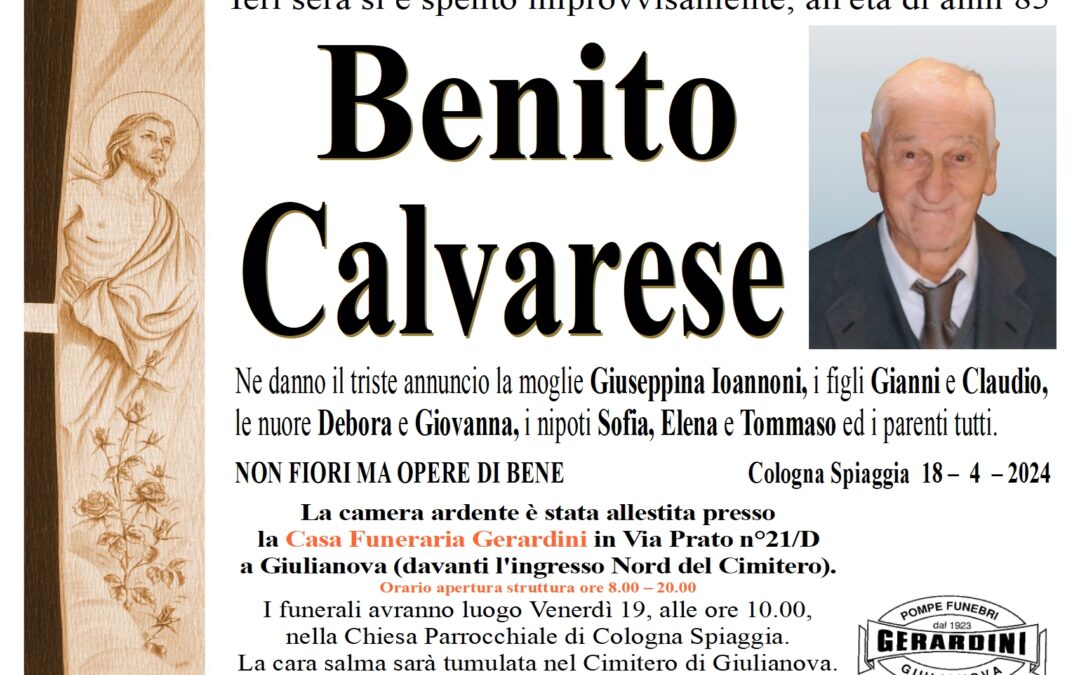 BENITO CALVARESE
