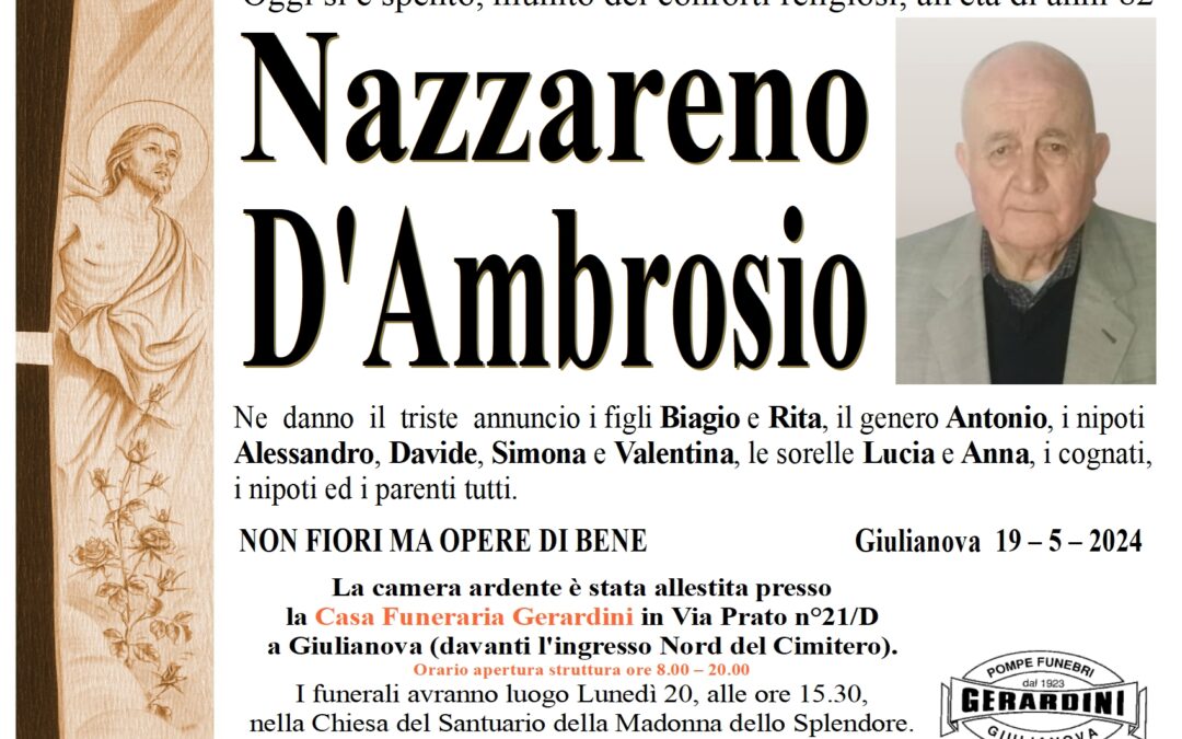 NAZZARENO D’AMBROSIO