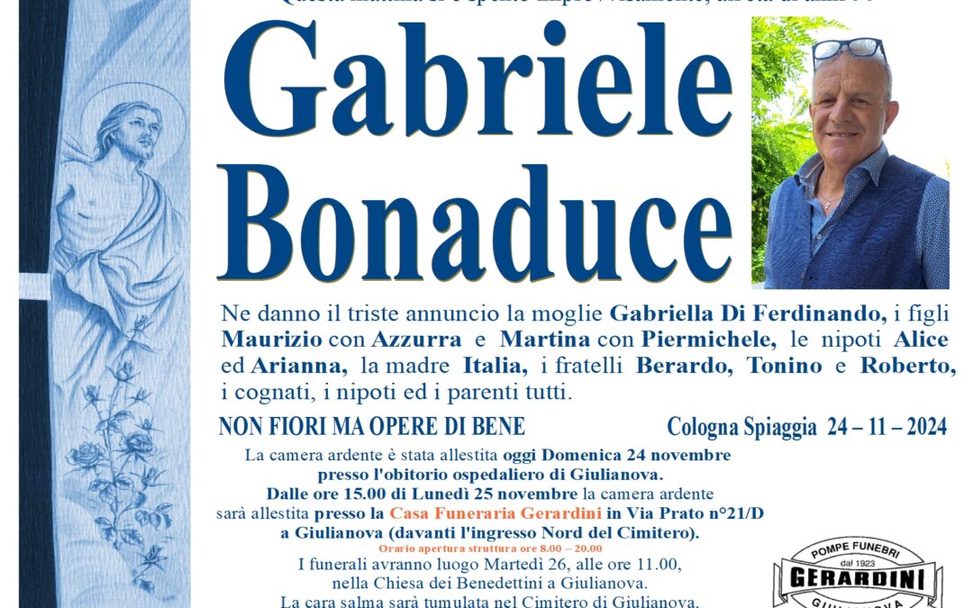 GABRIELE BONADUCE
