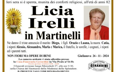 LICIA IRELLI IN MARTINELLI