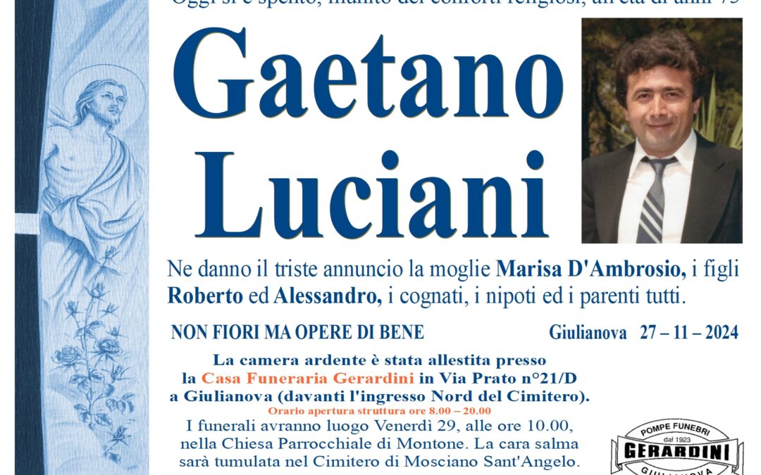GAETANO LUCIANI