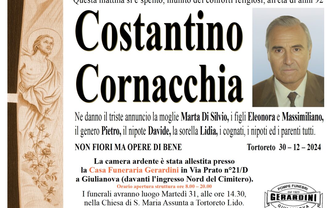 COSTANTINO CORNACCHIA