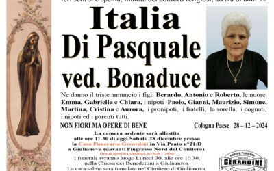 ITALIA DI PASQUALE ved. BONADUCE